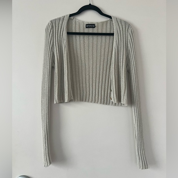 Cropped Knit Cardigan - Picture 2 of 4